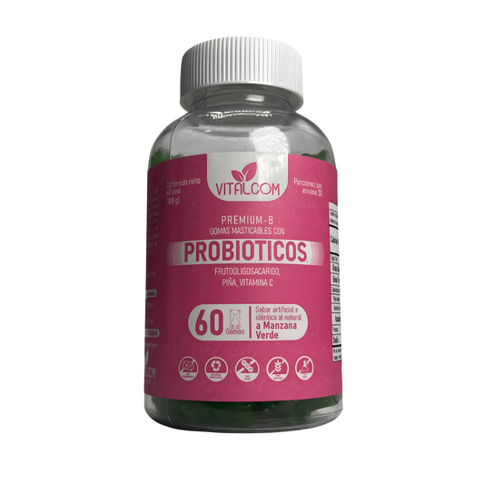 Gomas Probioticos Vitalcom X60